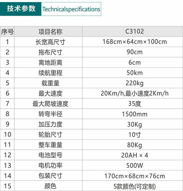 电动平凉尘推车C3102